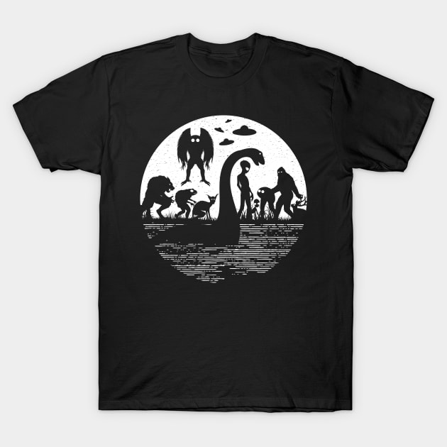 Cryptids T-Shirt by Tesszero